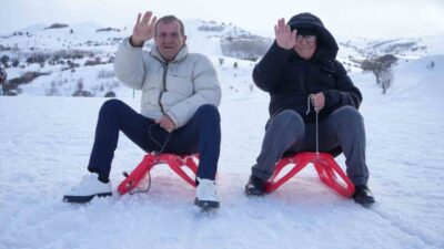Bayburt’un 2 bin 400 rakımlı Kop Kayak Merkezi, Memnune Evsen