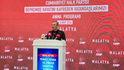 Cumhuriyet Halk Partisi (CHP) Genel Başkanı Özgür Özel, 6 Şubat