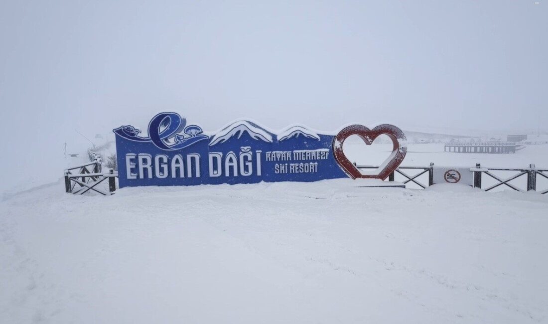 Ergan Dağı Kış Sporları ve Doğa Turizm Merkezi’nde teleski hattı