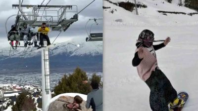 Erzincan’daki Ergan Kayak Merkezi’nde renkli ve eğlenceli görüntüler yaşandı. İnternet