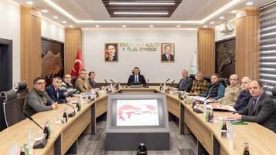 Erzincan’da İl Av Komisyonu Toplantısı, Vali Yardımcısı ve İl Özel