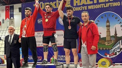 Tokat’ta düzenlenen Büyükler Ferdi Türkiye Halter Şampiyonası’nda, Erzincan’ı temsil eden