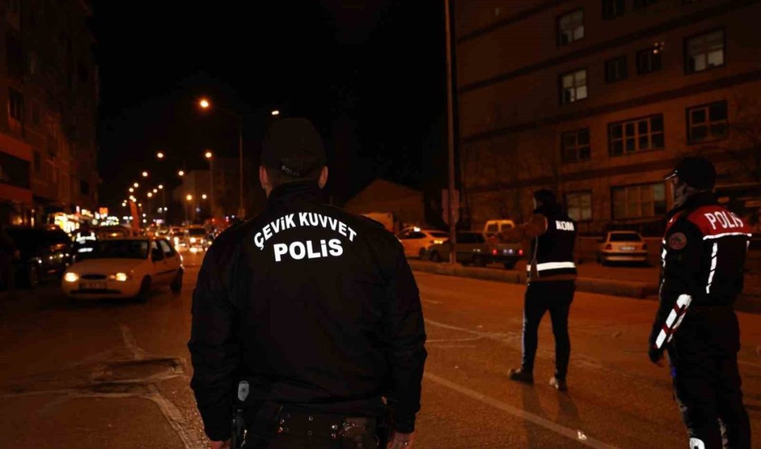 Erzurum’da polisin Ocak ayı içinde yürüttüğü asayiş çalışmaları ve denetimler