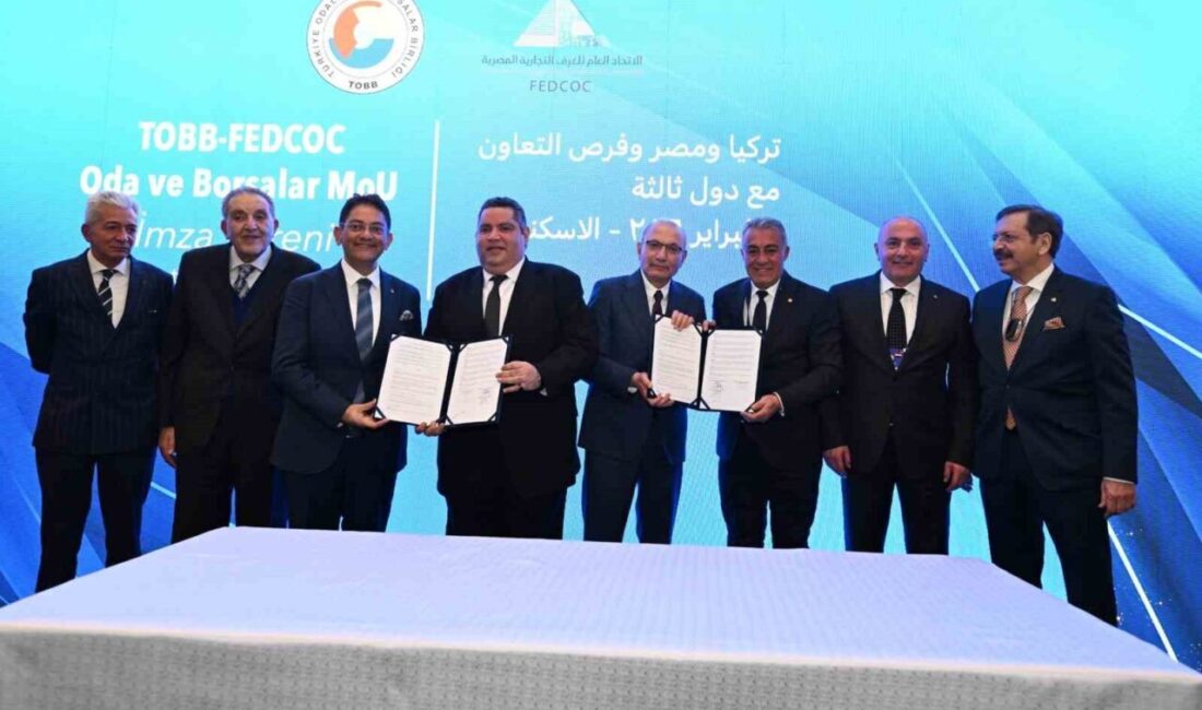Cumhurbaşkanı Recep Tayyip Erdoğan’ın Mısır ziyaretine eşlik eden TOBB heyetinde