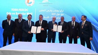 Cumhurbaşkanı Recep Tayyip Erdoğan’ın Mısır ziyaretine eşlik eden TOBB heyetinde