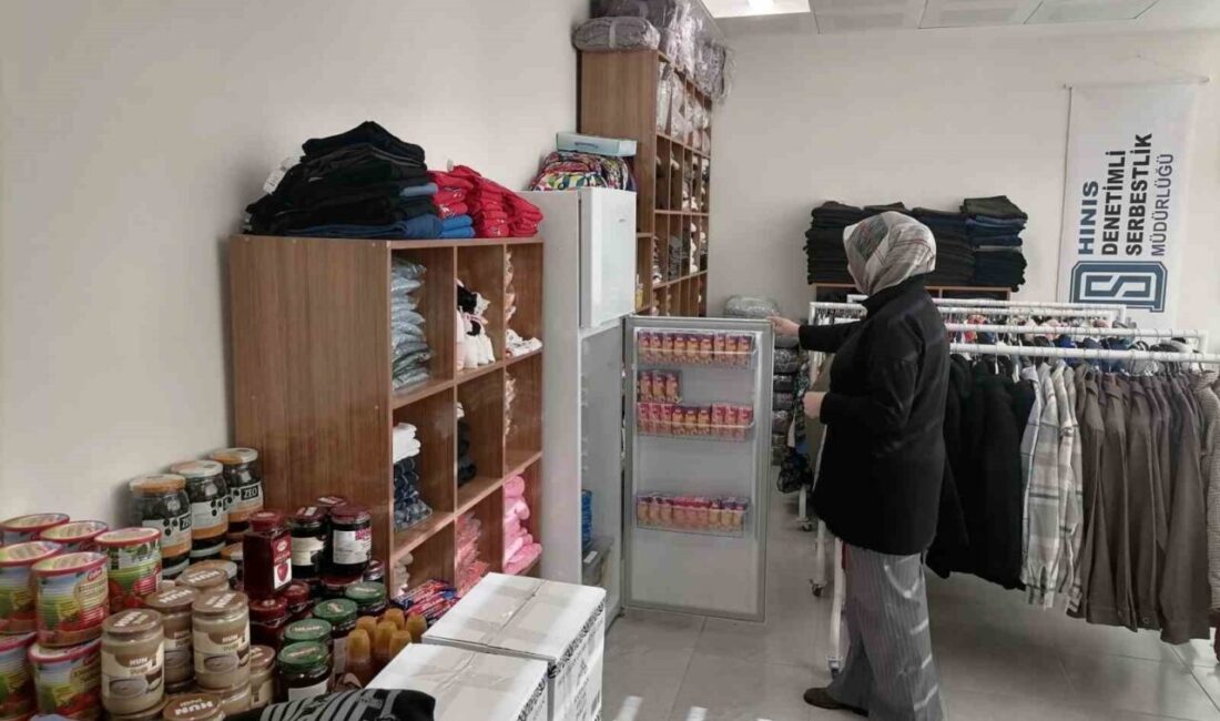 Erzurum’un Hınıs ilçesinde yükümlüler ve ailelerinin temel ihtiyaçlarını karşılamaya yönelik