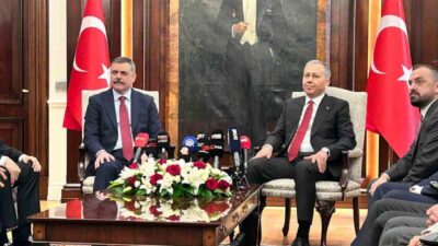 İçişleri Bakanlığı görevine atanan Erzurum Valisi Mustafa Çiftçi, gerçekleştirilen devir