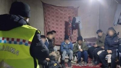 Erzurum’da jandarma ekipleri 18 yabancı uyruklu şahıs yakaladı, 53 düzensiz