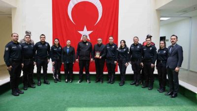 Erzurum Emniyet Müdürü Onur Karaburun, personele yönelik örnek uygulamalara devam