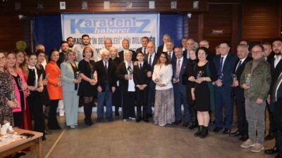 Karadeniz Haberci Dergisi tarafından düzenlenen program kapsamında Karadeniz’in değerlerine ödülleri