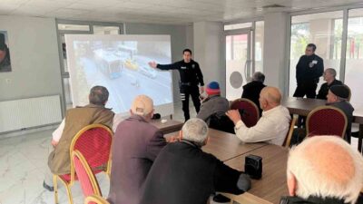 Kars Trafik Denetleme Şube Müdürlüğü ekiplerince, Kars Huzurevi Yaşlı Bakım