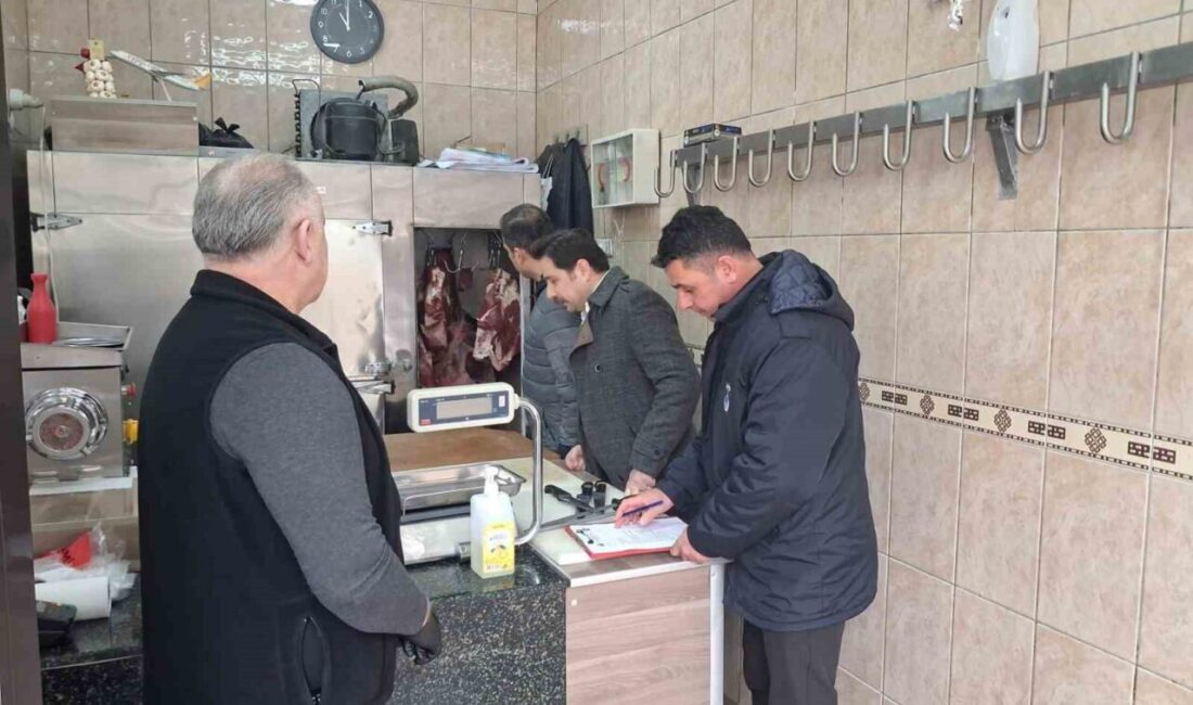 Taşköprü Belediyesi tarafından Ramazan ayı öncesinde kasap, et şarküterileri ve