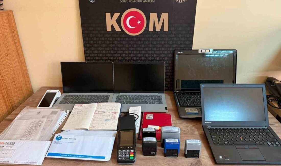 Kocaeli merkezli mali suç operasyonunda, iki firmanın 235 milyon TL