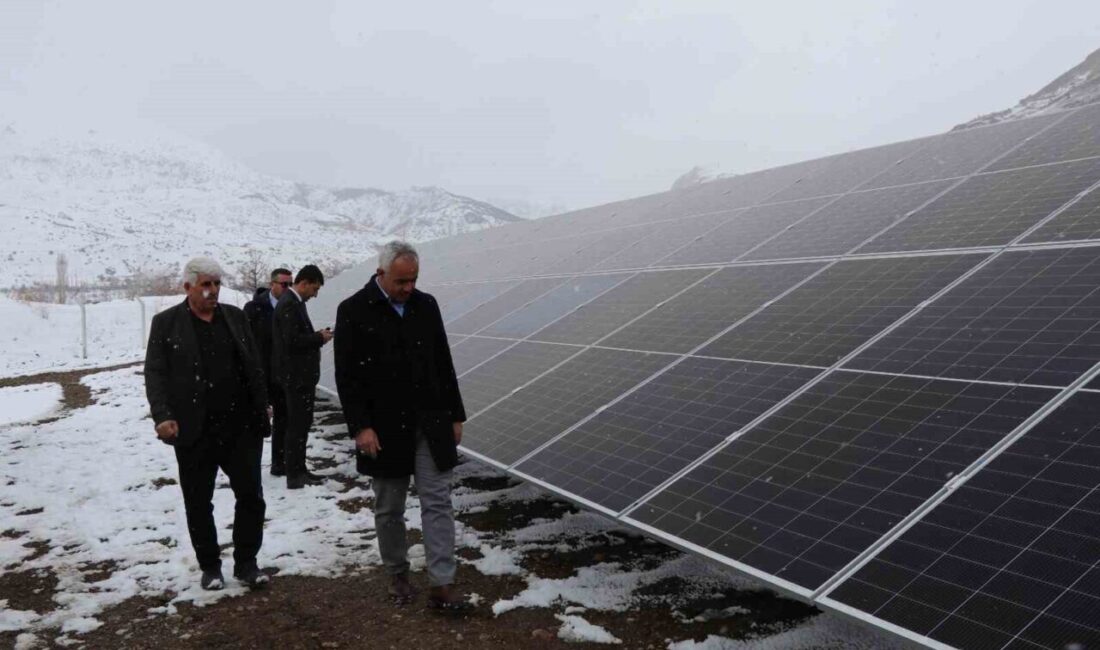 Erzurum’da Oltu ilçe Belediyesi elektrik ihtiyacını karşılamak amacıyla güneş enerjisi