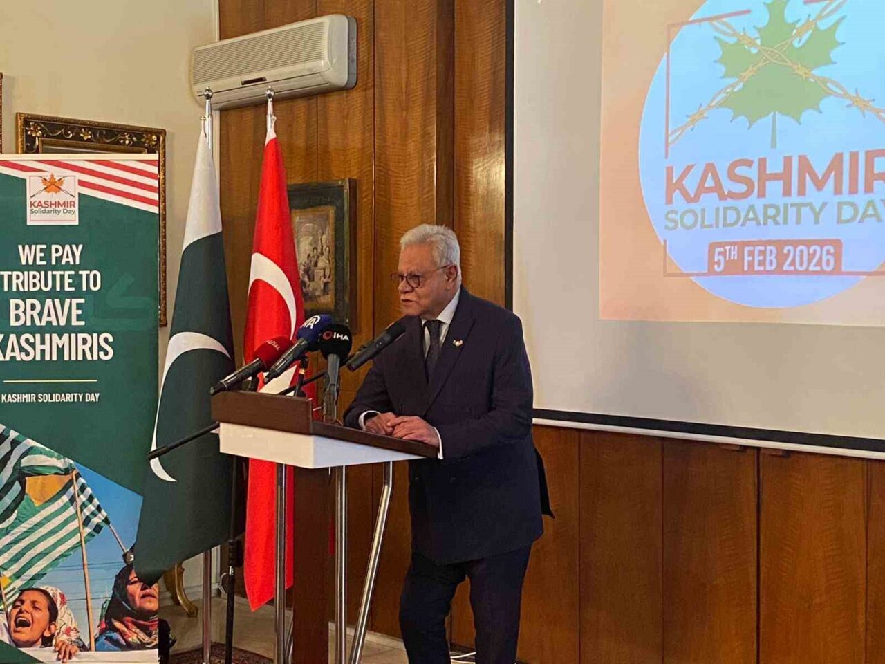 Pakistan Ankara Büyükelçiliği’nde “5 Şubat Keşmir Dayanışma Günü” dolayısıyla program