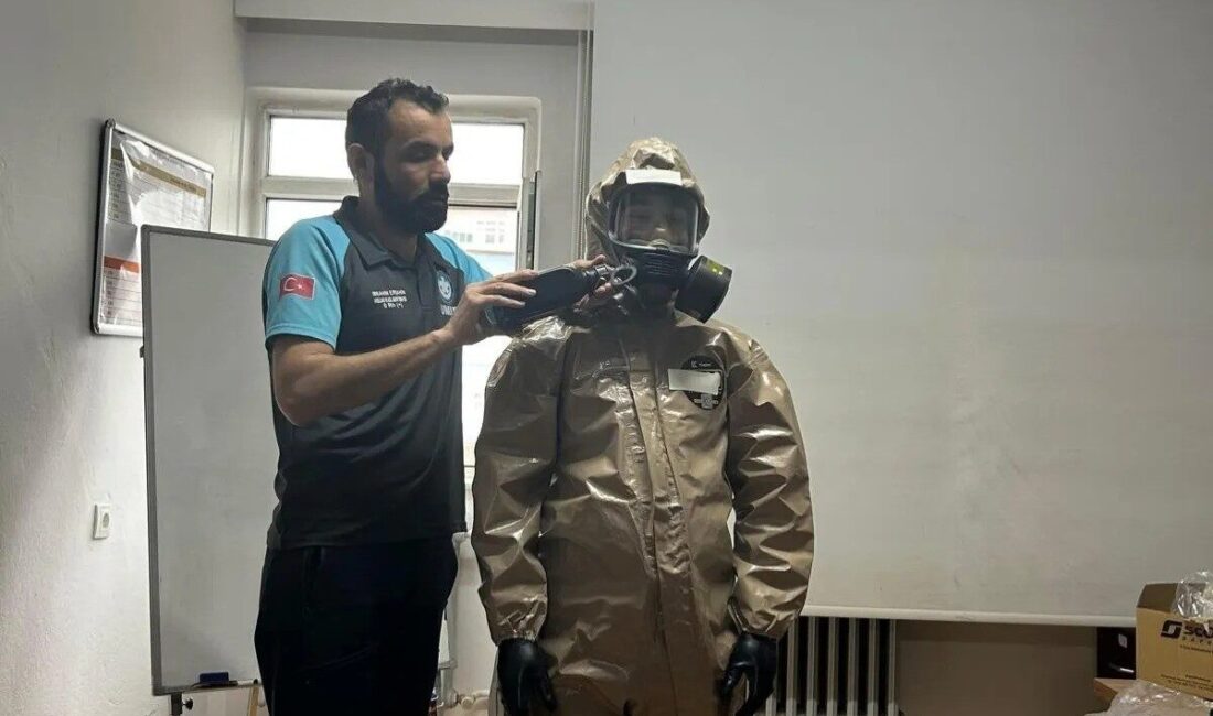 Sinop’ta kimyasal, biyolojik, radyolojik ve nükleer (KBRN) olaylara karşı 112