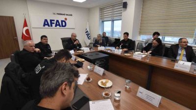 Tekirdağ AFAD İl Müdürlüğü ev sahipliğinde, Marmara Afet Risklerini Azaltma