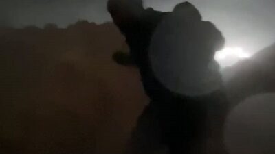 Sivas’ın Gürün ilçesinde tipiye yakalanarak mahsur kalan 4 rüzgar enerji