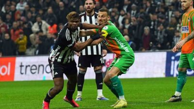 Trendyol Süper Lig’in 21. haftasında Beşiktaş evinde Corendon Alanyaspor ile