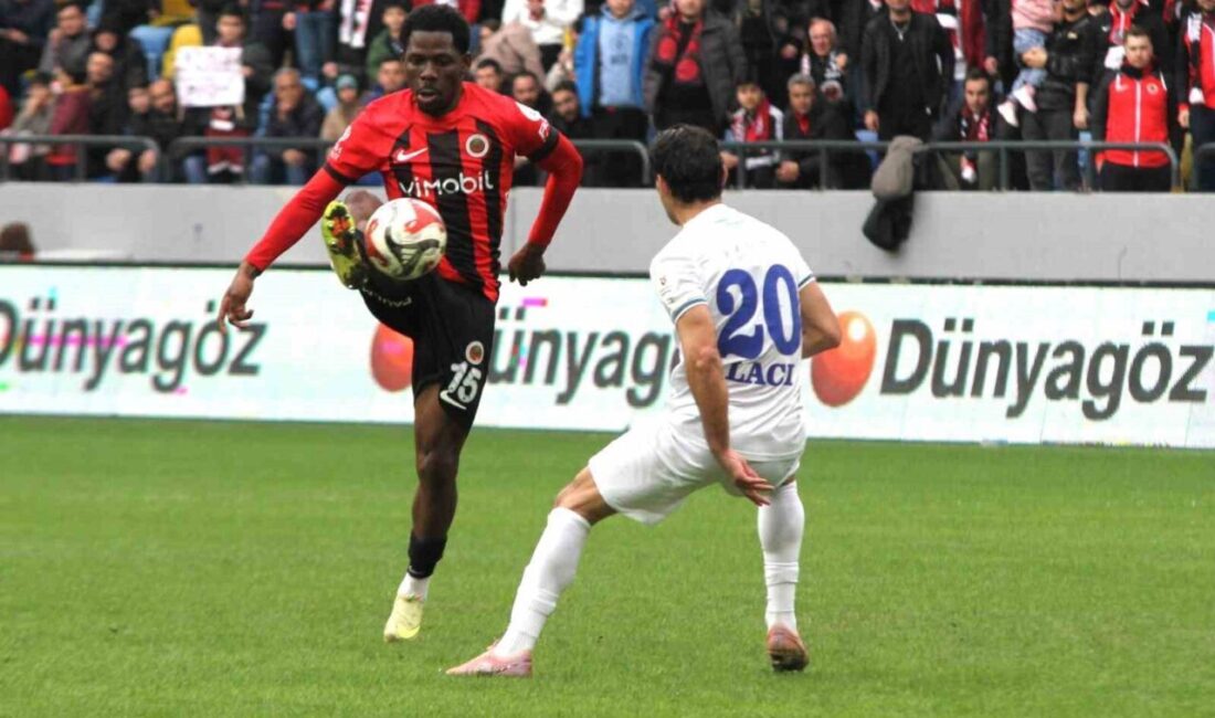 Trendyol Süper Lig’in 22. haftasında Gençlerbirliği, sahasında Çaykur Rizespor ile