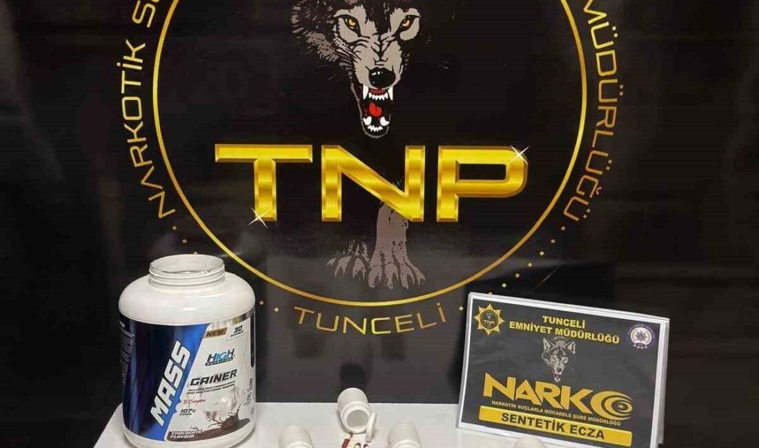 Tunceli’de uyuşturucu madde ticaretine yönelik düzenlenen operasyonda 430 adet sentetik
