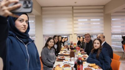 Erzincan Valisi Hamza Aydoğdu, birim amirleri ile birlikte TOBB Binali