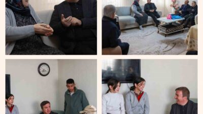 Erzincan Valisi Hamza Aydoğdu ve beraberindeki heyet, il merkezinde ikamet