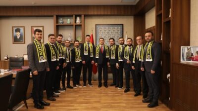 Kütahya Valisi Musa Işın, Kütahya Fenerbahçeliler Derneği Başkanı Erdi Çetinkaya