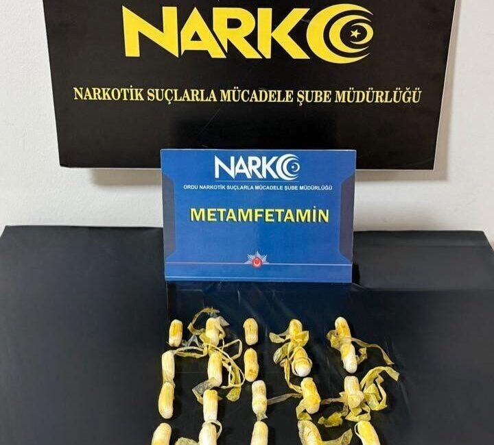 Yurtdışından midesinde uyuşturucu madde ile Türkiye’ye giriş yapan şahıs, Ordu’da