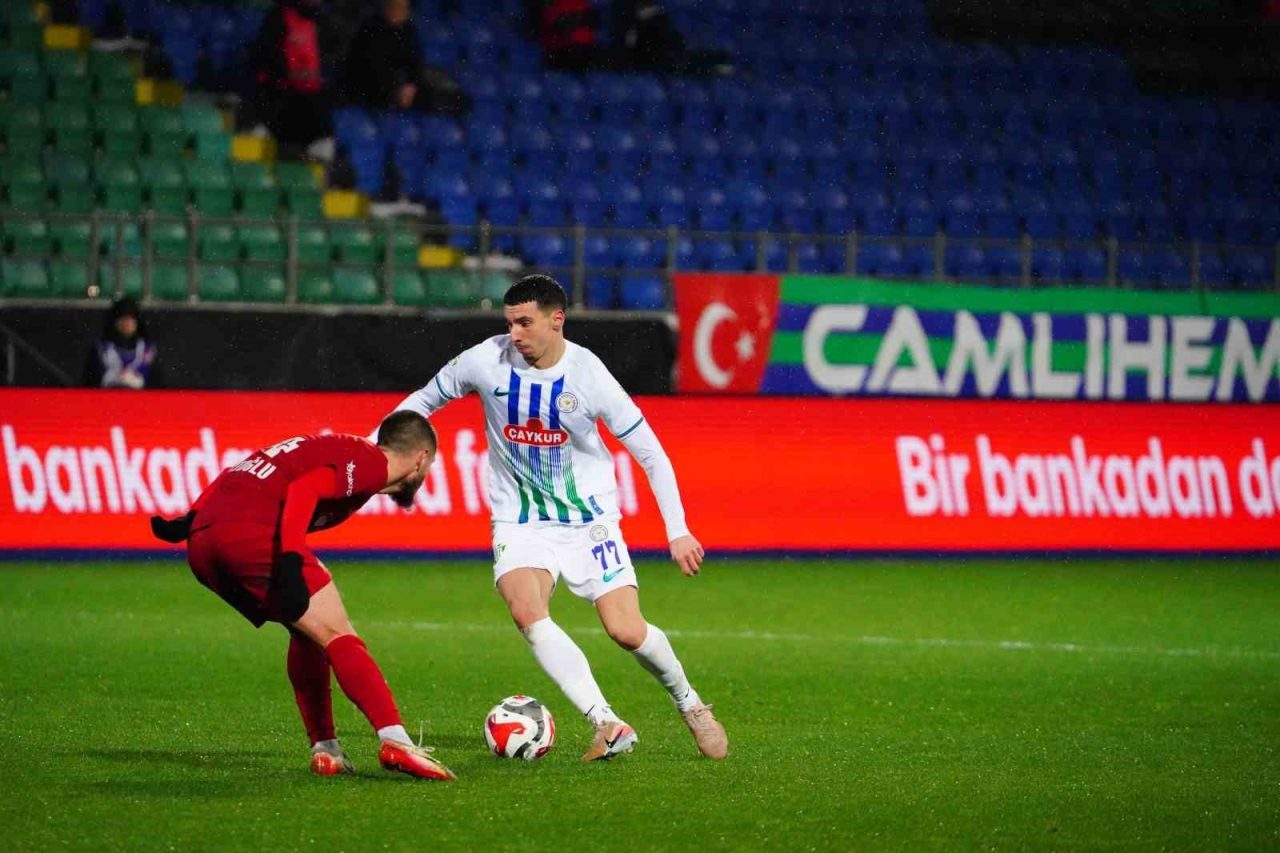 Ziraat Türkiye Kupası C Grubu 3. hafta maçında Çaykur Rizespor,