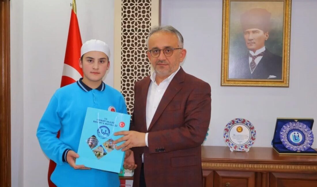 Bayburt’ta bir Kur’an kursunda öğrenim gören 12 yaşındaki Mert Kaan