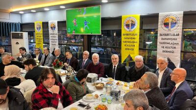 

Trabzon Bayburtlular Derneği’nin her yıl geleneksel olarak düzenlediği iftar yemeği