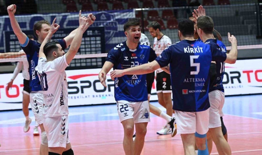 Altekma, normal sezonun son haftasında deplasmanda Alanya Belediyespor’u 3-1 yenerek