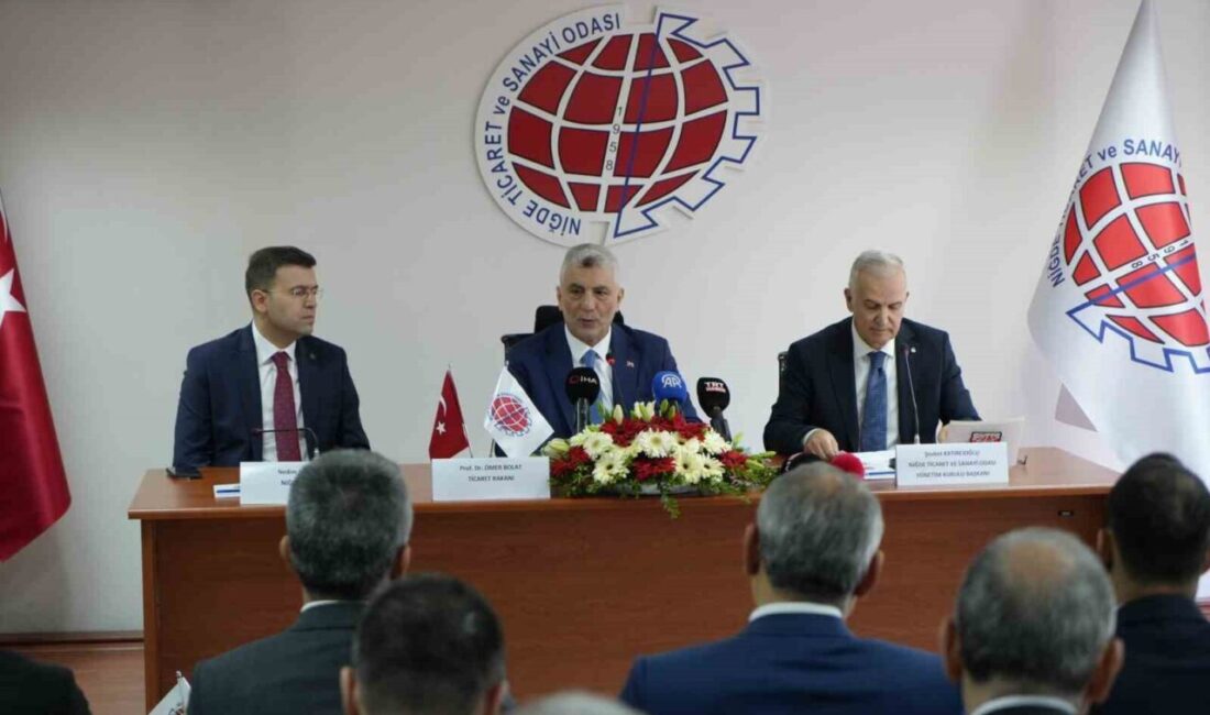 Niğde programı çerçevesinde Niğde Ticaret ve Sanayi Odası’nda iş adamları