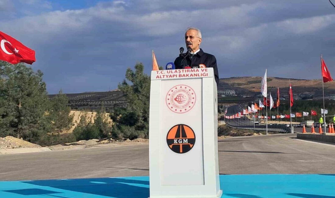 Ulaştırma ve Altyapı Bakanı Abdulkadir Uraloğlu, Kilis’te düzenlenen Musabeyli Ayrım-Kilis