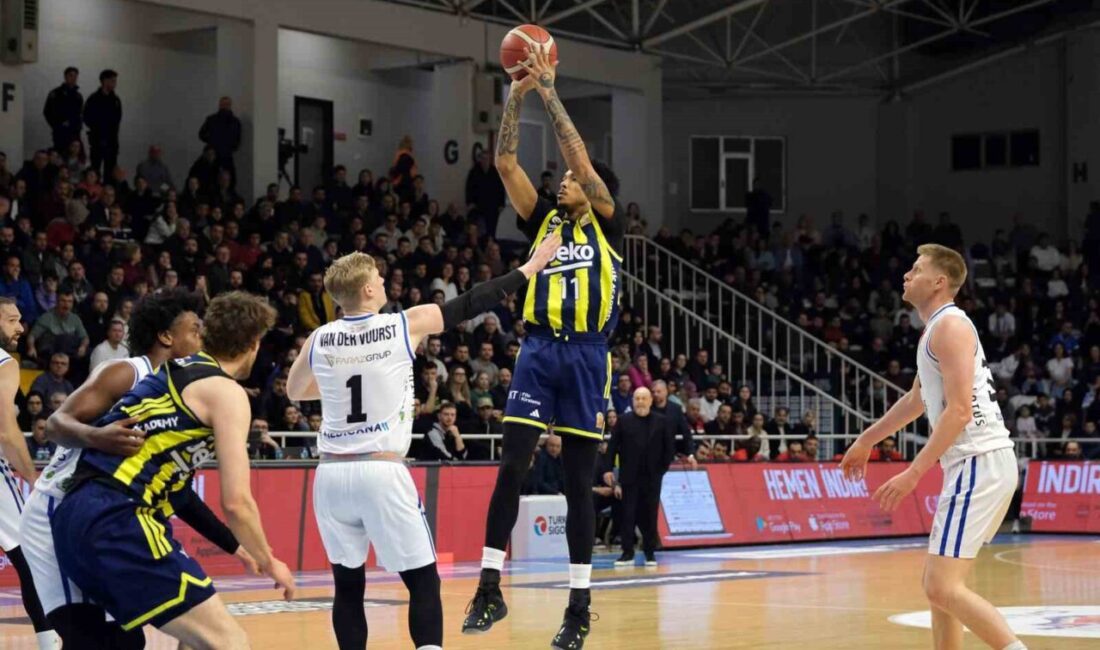 Basketbol Süper Ligi’nin 22. haftasında Fenerbahçe Beko, deplasmanda karşılaştığı ONVO