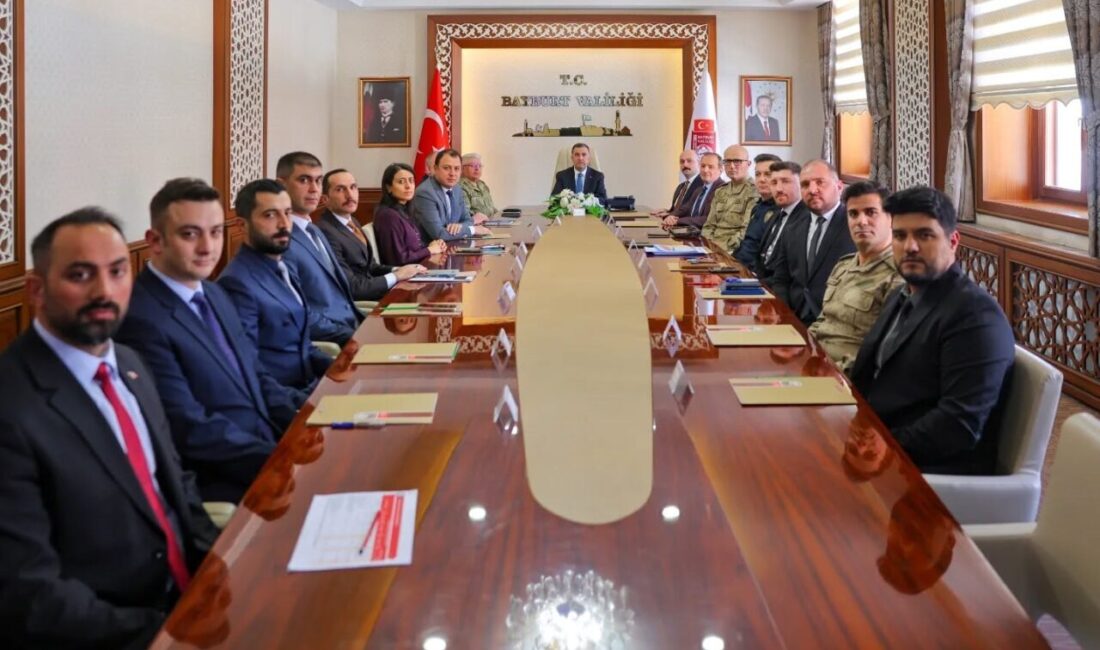 Bayburt’ta terör ve asayiş konularına ilişkin alınan tedbirler ile uygulamalar,