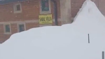 Bayburt’un Aydıntepe ilçesine bağlı Kılıçkaya Yaylası’nda mart ayının ortasında etkili