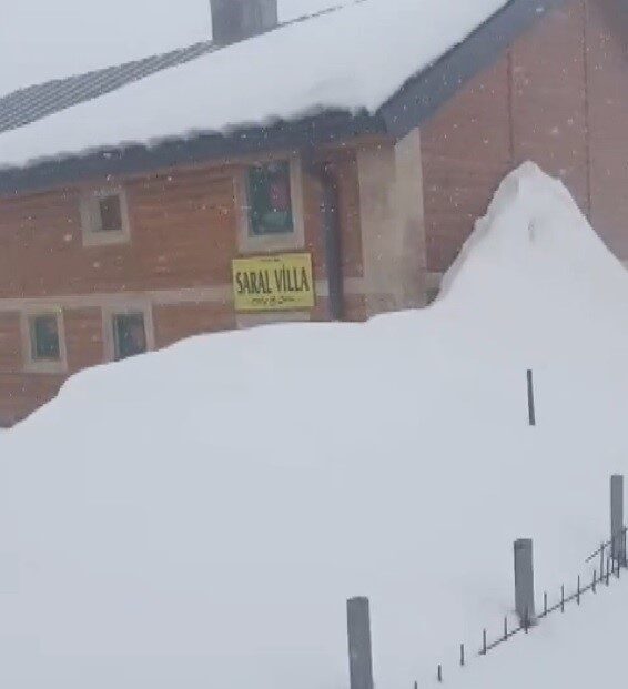 Bayburt’un Aydıntepe ilçesine bağlı Kılıçkaya Yaylası’nda mart ayının ortasında etkili