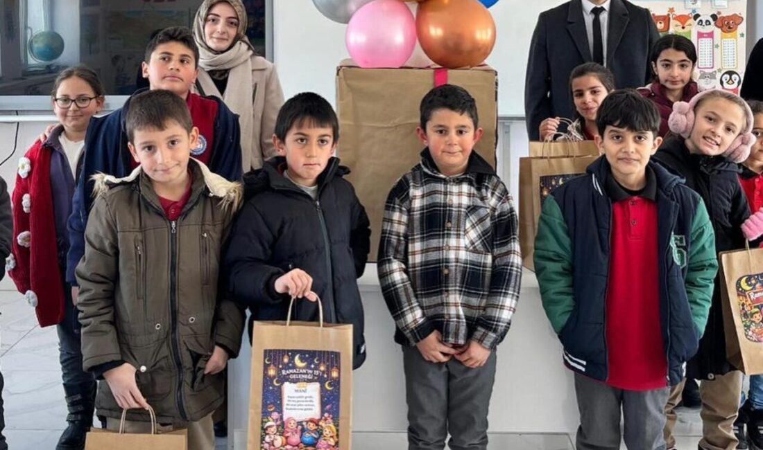 Bayburt’ta ramazan ayına özgü on beşi geleneği, iki okulun öğrencilerini