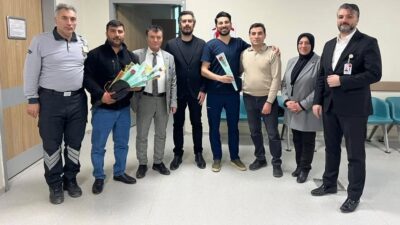 14 Mart Tıp Bayramı dolayısıyla Bayburt’ta sağlık çalışanları ziyaret edilerek,