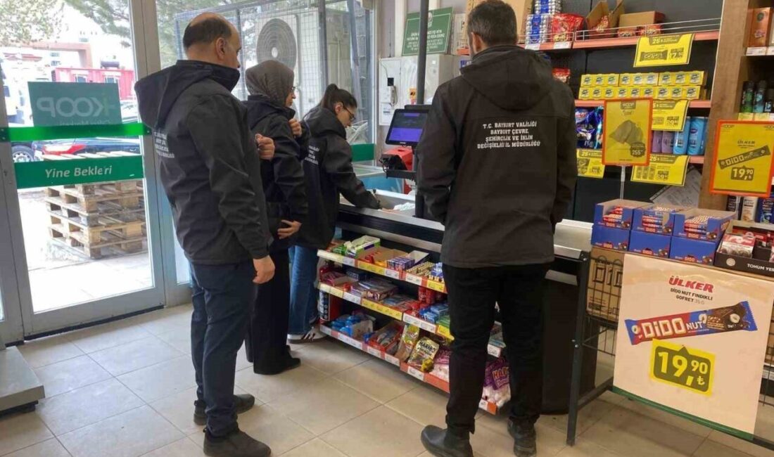 Bayburt’ta, Çevre Kanunu kapsamında marketlere yönelik poşet ve sıfır atık