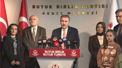 ANKARA (İHA) – Büyük Birlik Partisi (BBP) Genel Başkanı Mustafa
