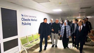 Düzce Üniversitesi Eğitim ve Araştırma hastanesinde güçlendirme çalışmaları yerinde incelendi