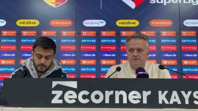 Kayserispor Teknik Direktörü Erling Moe, Trabzonspor mağlubiyeti sonrası, “Hakem kararları