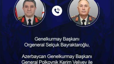 Genelkurmay Başkanı Orgeneral Selçuk Bayraktaroğlu, Azerbaycan Genelkurmay Başkanı General Polkovnik