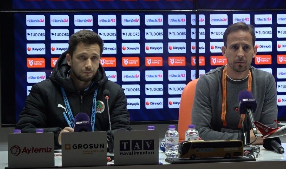 Corendon Alanyaspor Teknik Direktörü Joao Pereira, Gençlerbirliği maçının ardında, “İyi