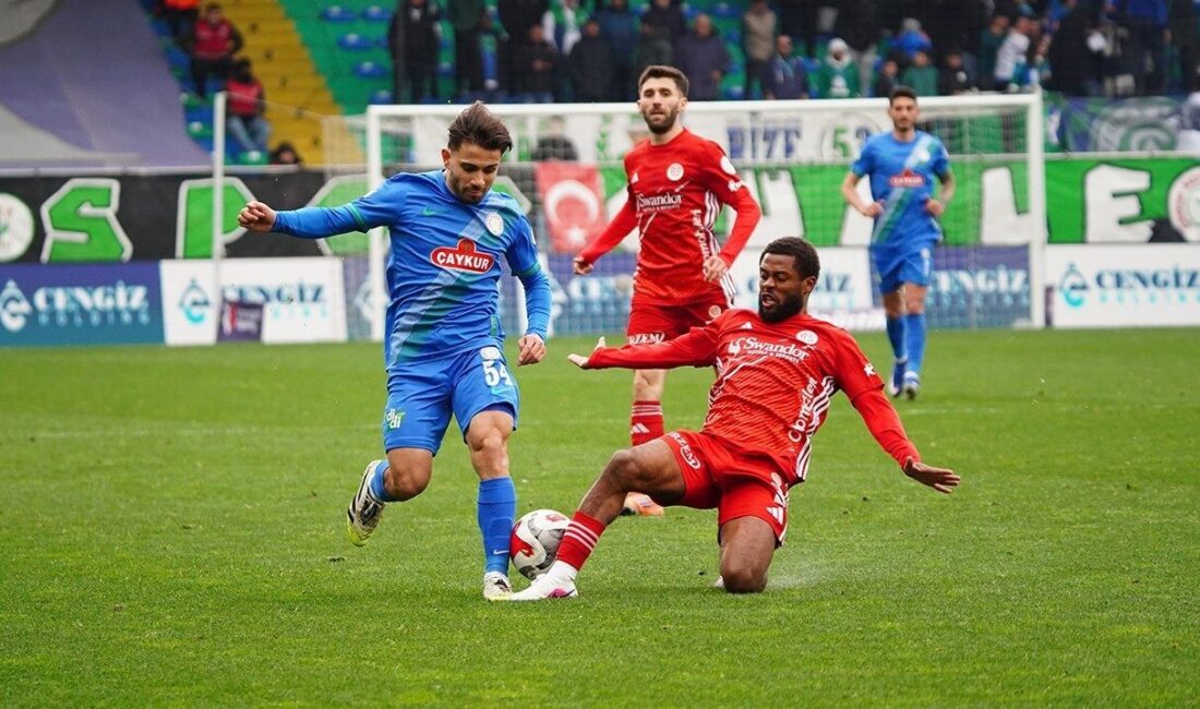 Trendyol Süper Lig’in 25. haftasında Çaykur Rizespor sahasında karşılaştığı Antalyaspor’u