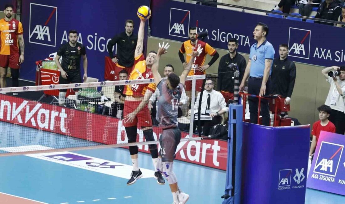Eskişehir’de düzenlenen 2026 Erkekler AXA Sigorta Kupa Voley final maçında