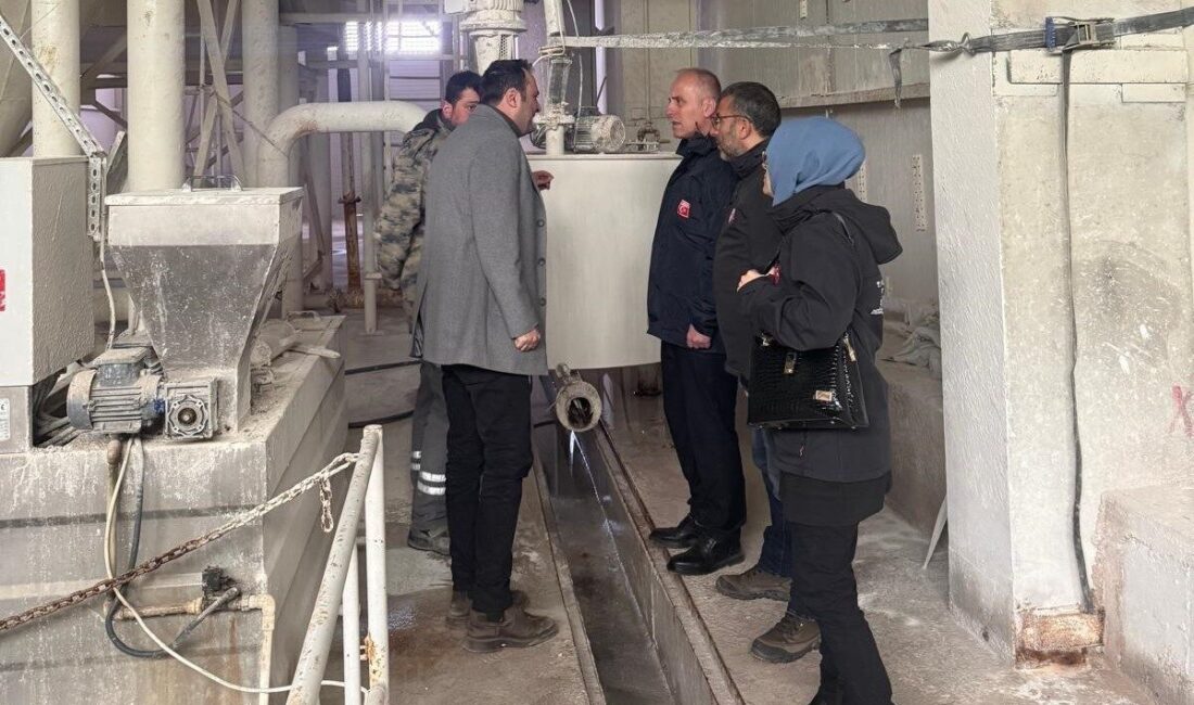 Bayburt’ta faaliyet gösteren doğal taş üretim tesisinde Çevre, Şehircilik ve